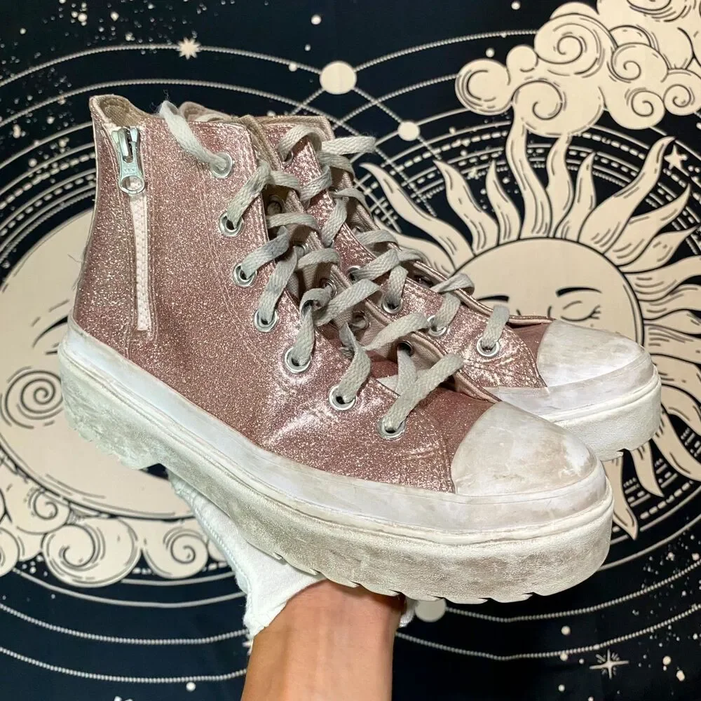 Converse Chuck Taylor All Star A08418C Athletic Sneaker Girls 5.5 Pink Synthetic